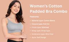 Seamless Padded Bra (Pack of 2)