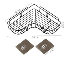 Cornerix™️Self Adhesive Metal Corner Storage Rack