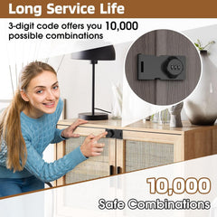Cabinet Locks with Combination