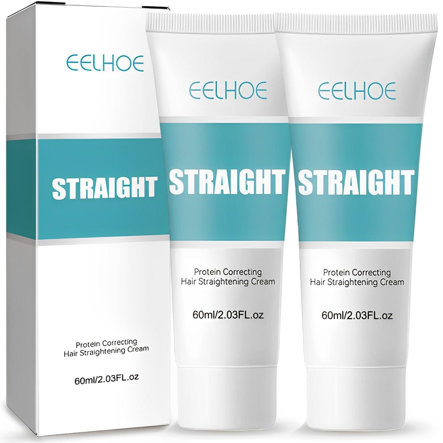 Shineluxy™️Hair Straightener Cream with Protein (Pack of 2)
