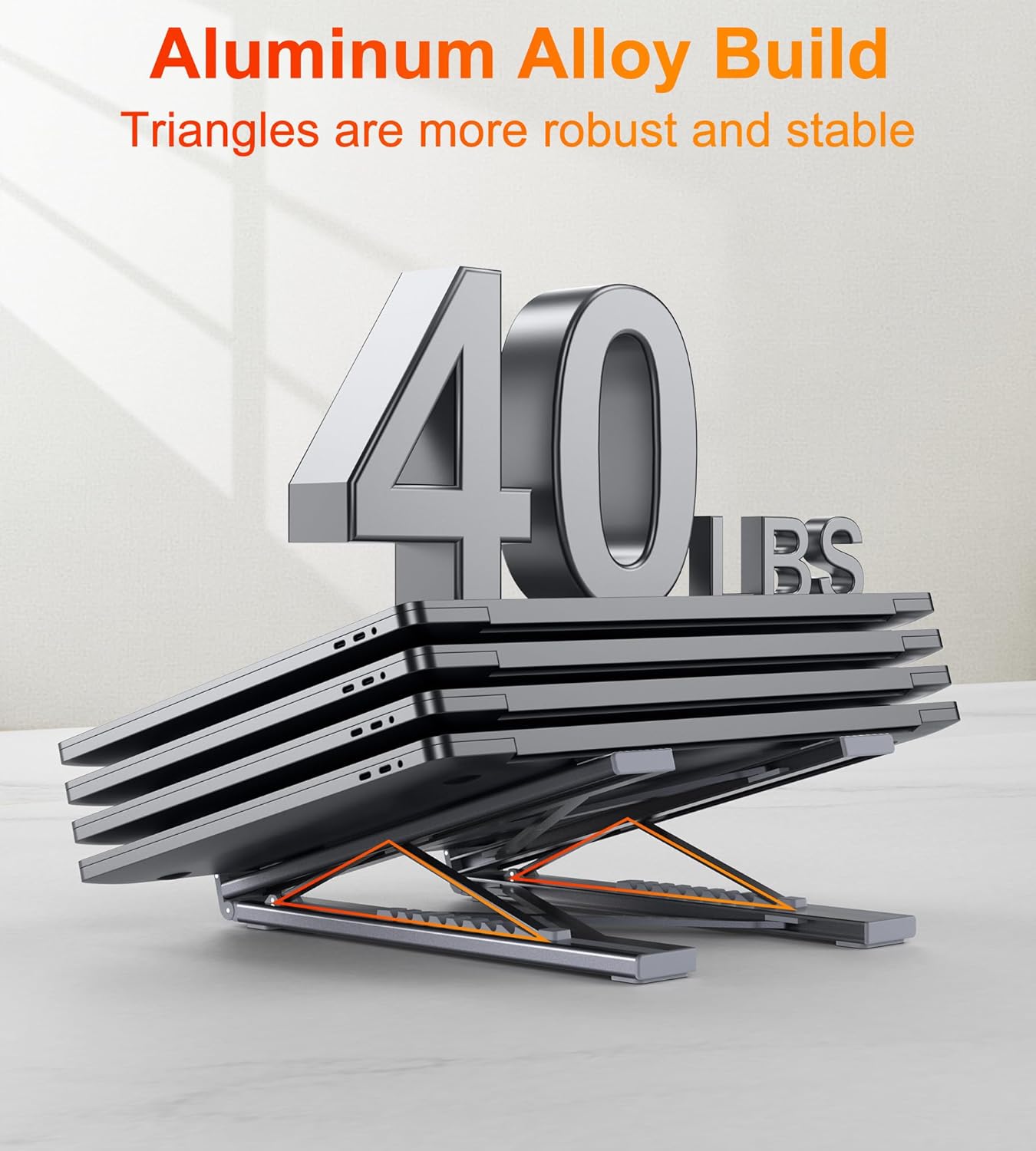 Aluminum Laptop Docking Station Stand