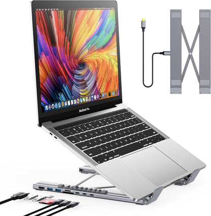 Aluminum Laptop Docking Station Stand