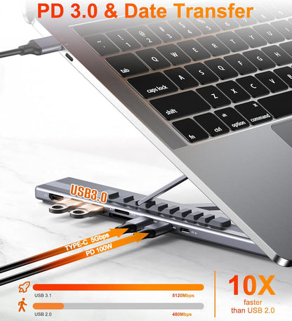 Foldable Adjustable Height Laptop Stand and Tablet Stand.